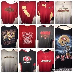 San Francisco 49ers XL lot 11 Shirts